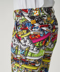 【 SALE 】 LOUDMOUTH ( ラウドマウス ) メンズ ストレッチツイル 柄ショートパンツ | ゴルフ | ウェア | 半ズボン | ハーフパンツ | パンツ | 吸汗速乾 | UV　| ストレッチ | 764305 | らうどまうす