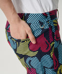 【 SALE 】 LOUDMOUTH ( ラウドマウス ) メンズ ストレッチツイル 柄ショートパンツ | ゴルフ | ウェア | 半ズボン | ハーフパンツ | パンツ | 吸汗速乾 | UV　| ストレッチ | 764305 | らうどまうす