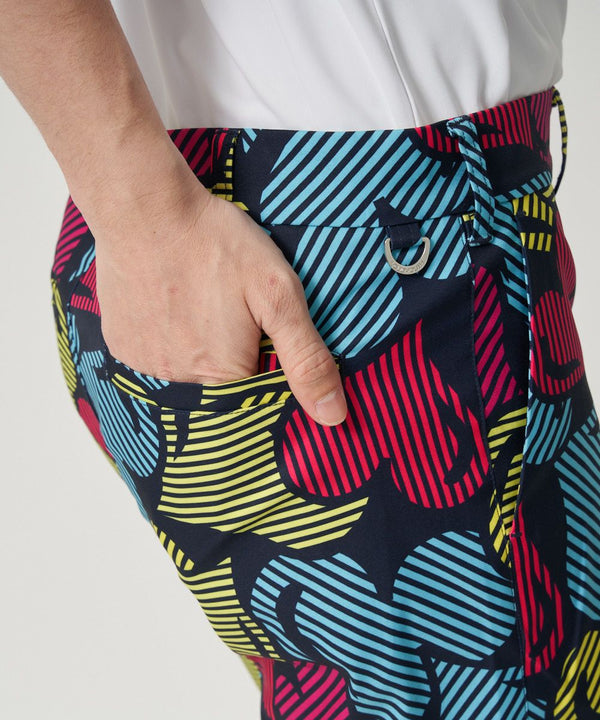 【 SALE 】 LOUDMOUTH ( ラウドマウス ) メンズ ストレッチツイル 柄ショートパンツ | ゴルフ | ウェア | 半ズボン | ハーフパンツ | パンツ | 吸汗速乾 | UV　| ストレッチ | 764305 | らうどまうす
