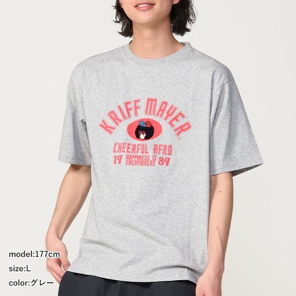 KRIFF MAYER ( クリフメイヤー ) ウェットプロテクトTシャツ | アフロカレッジ | 2557805 | 半袖 | Tシャツ | 汗染み防止 | 防汚 | 接触冷感 | メンズ | ユニセックス | 刺繍 | 可愛い | くりふめいやー
