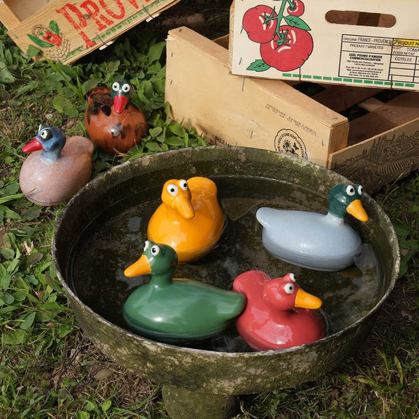 DULTON ( ダルトン ) FLOATING DUCK フローティング ダック | オブジェ | 置物 | セラミック | 可愛い | アヒル | 手のひらサイズ | UA-1040 | 雑貨 | ギフト | プレゼント | だるとん