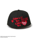 NEW ERA ( ニューエラ ) 59FIFTY Coca-Cola designed by Kosuke Kawamura コカ･コーラ ブラック キャップ 帽子 コラボ コカコーラ メンズ レディース ユニセックス 59FIFTY ストリート カジュアル おしゃれ 15156555