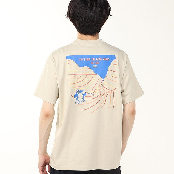 CHUMS ( チャムス ) グッドウェーブTシャツ | トップス | Tシャツ | 半袖 | 半袖Tシャツ | コットン | 型崩れしにくい | アウトドア | キャンプ | ハイキング | オシャレ | ちゃむす | CH01-2787