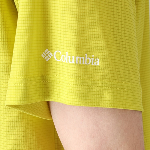 Columbia ( コロンビア ) トレイルラッシュグラフィックショートスリーブTシャツ 半袖Tシャツ メンズ 冷感 速乾 吸湿速乾 オムニフリーズゼロアイス オムニウィック 抗菌防臭 アウトドア ハイキング 登山 トレッキング キャンプ スポーツ 夏 レジャー PG1653