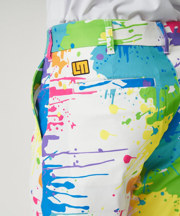 【 SALE 】 LOUDMOUTH ( ラウドマウス ) メンズ ストレッチツイル 柄ショートパンツ | ゴルフ | ウェア | 半ズボン | ハーフパンツ | パンツ | 吸汗速乾 | UV　| ストレッチ | 764305 | らうどまうす