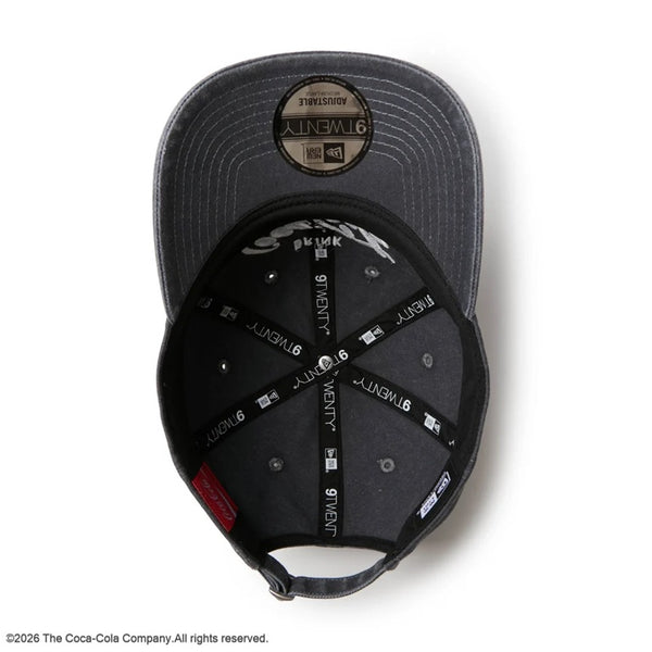 NEW ERA ( ニューエラ ) 9TWENTY コカ･コーラ アシッドウォッシュ ダークグレー 920 キャップ 帽子 ベースボールキャップ メンズキャップ レディースキャップ ユニセックスキャップ Coca-Cola コカコーラ Coca Cola コカコーラキャップ コカ･コーラキャップ 15154855
