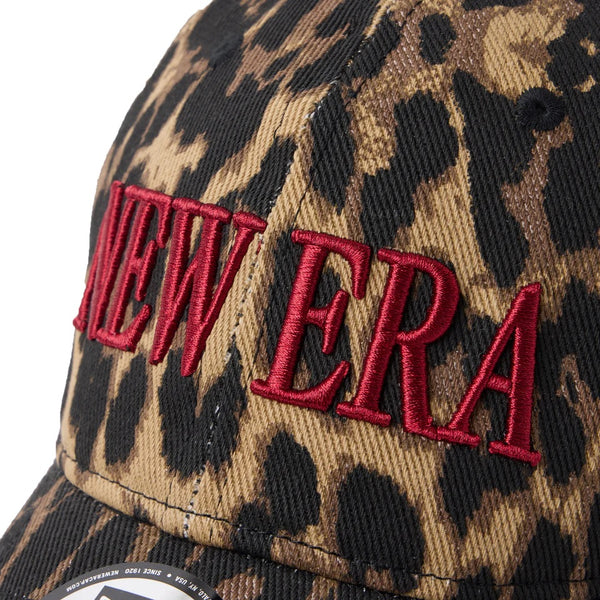 NEW ERA ( ニューエラ ) 9TWENTY Leopard ブラウン レッド | 帽子 | キャップ | アウトドア | ユニセックス | カーブドバイザー | クロスストラップ | サイズ調整 | お出かけ | キャンプ | 日除け | 日よけ | 14745070 | にゅーえら