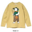 go slow caravan ( ゴースローキャラバン ) PIECLEX モックロディ ファーマークマ ロングスリーブ | MENS | メンズ | トップス | ウェア | ロンT | 長袖 | 長袖Tシャツ | Tシャツ | 抗菌 | 熊 | クマ | くま