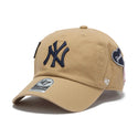 '47 ( フォーティーセブン ) クリーンナップ ニューヨーク・ヤンキース BADGES キャップ 帽子 ベースボールキャップ CLEAN UP MLB メジャーリーグ ニューヨークヤンキース ヤンキース NY ロゴ 刺繍 メンズ レディース ユニセックス カーブバイザー アジャスター サイズ調整