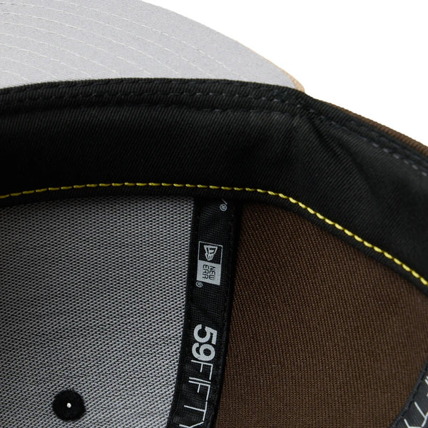 NEW ERA ( ニューエラ ) 59FIFTY powered by GORO ( min-nano ) ロサンゼルス・ドジャース ウォルナット/キャメル | 帽子 | キャップ | フラットバイザー | ユニセックス | 14880417 | にゅーえら