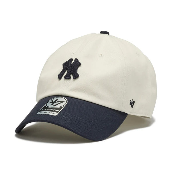 '47 ( フォーティーセブン ) '47 クリーンナップ ニューヨーク・ヤンキース CONTEMPORARY BASICS ベースランナー サンドストーン ネイビーバイザー | 帽子 | キャップ | 日よけ | オシャレ | お出かけ | レジャー | 14920543 | ふぉーてぃーせぶん