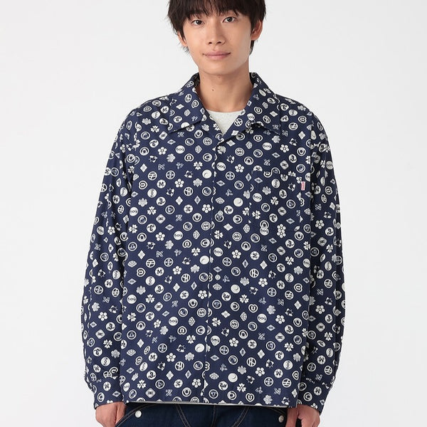 CHUMS ( チャムス ) プリンテッドボックスシャツ 総柄シャツ 半袖シャツ メンズ レディース オーバーサイズ 開襟シャツ ボックスシルエット コットン100％ カジュアル アウトドア キャンプ フェス 旅行 羽織り トップス ブービーバード 柄シャツ ユニセックス 春夏 CH02-1290