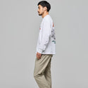 KRIFF MAYER ( クリフメイヤー ) チルタイムロンT ポーカー メンズ 2616303 ロンT 長袖 長袖シャツ 長袖Tシャツ Tシャツ プリントTシャツ アウトドア キャンプ カジュアル ユニセックス 秋 冬 刺繍 バックプリント