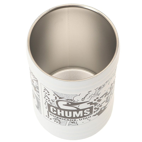 CHUMS ( チャムス ) キャンパーウェーブカンホルダーパターン | ステンレス | 缶ホルダー | 保冷 | 保温 | アウトドア | BBQ | バーベキュー | キャンプ | レジャー | 花見 | 真空断熱 | ピクニック | 可愛い | CH62-2275 | ちゃむす