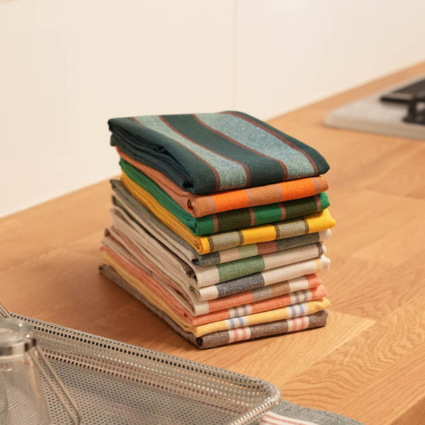 DULTON ( ダルトン ) KITCHEN CLOTH STRIPE | キッチンクロス | 大判 | 500×700mm | キッチン | お洒落 | キッチンタオル | 北欧 | インド製 | リサイクルコットン | RN-1075S | だるとん