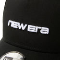NEW ERA ( ニューエラ ) 9FORTY A-Frame トラッカー リニアロゴ ブラック/ホワイト | 帽子 | キャップ | サイズ調整 | 日よけ | オシャレ | 綿 | メッシュ | スナップバック | ユニセックス | 定番 | 14942622 | にゅーえら