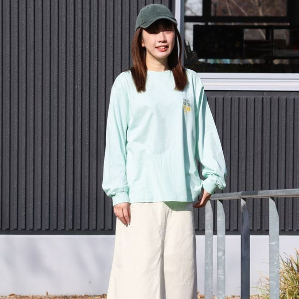 KRIFF MAYER ( クリフメイヤー ) クリフラビットロンT ( スタンド ) LADYS | W2536310 | レディース | シャツ | ロンT | 長袖 | Tシャツ | 発泡プリント | バックプリント | 体型カバー | ワンポイント | くりふめいやー