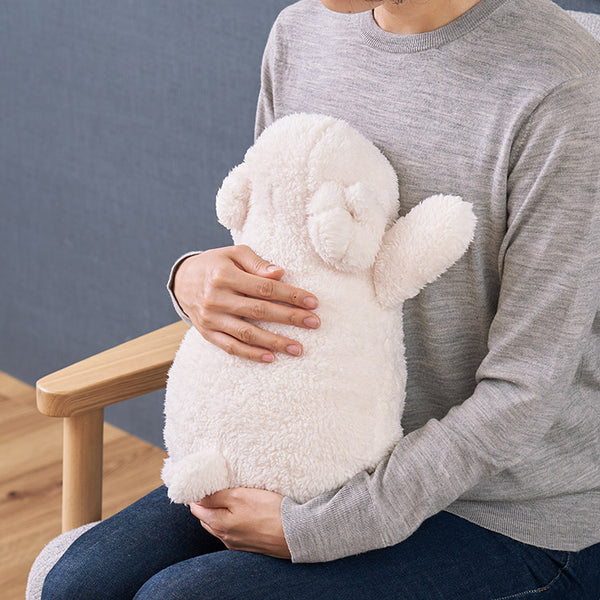 Life on Products ( ライフオンプロダクツ ) 抱きしめたくなる 蓄熱式アニマル湯たんぽ | LCAWA009 | 湯たんぽ | 防寒 | 抱っこ | 繰り返し使える | エコ | ぶた | ひつじ | くま | コードレス | ふわふわ | 暖かい | 自宅 | リビング | 持ち運び | ぬいぐるみ