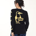 CHUMS ( チャムス ) かせきさいだぁパターンブラッシュドロングスリーブTシャツ | ロンT | ロングTシャツ | 長袖 | ウェア | トップス | バックプリント | ブービー | ブービーバード | CH01-2636 | ちゃむす | オシャレ | 秋服 | コットン