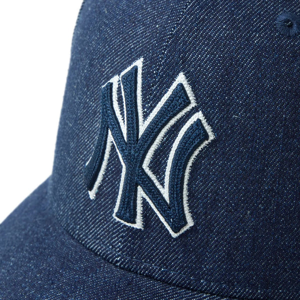 NEW ERA ( ニューエラ ) PC 59FIFTY ニューヨーク・ヤンキース Chain Stitch チェーンステッチ インディゴデニム | 帽子 | キャップ | お出かけ | オシャレ | ユニセックス | 14744672 | 型くずれしにくい | にゅーえら