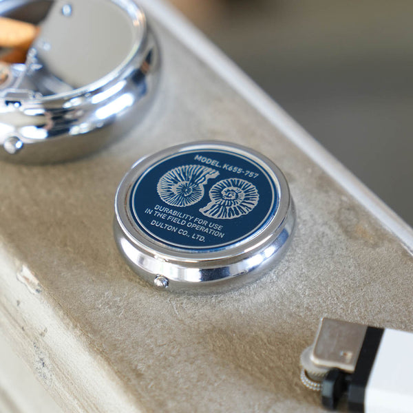 DULTON ( ダルトン ) PORTABLE ASHTRAY ポータブル アッシュトレイ | 携帯灰皿 | オシャレ | 可愛い | アイアン | クロームメッキ | 車 | リング付 | K655-757 | だるとん | 灰皿