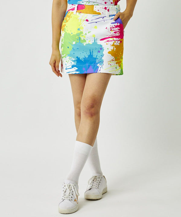 【 SALE 】 LOUDMOUTH ( ラウドマウス ) レディース ストレッチツイル 柄スカート | ゴルフ | スカート | 動きやすい | 764355 | 派手 | らうどまうす | 接触冷感 | 夏
