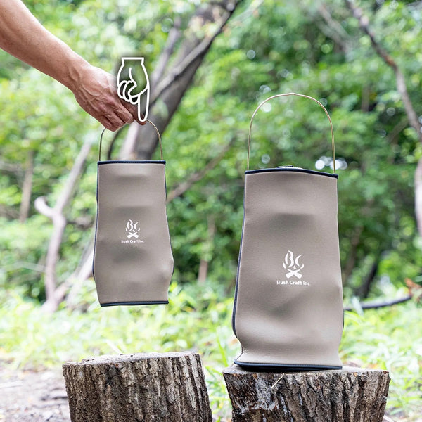 Bush Craft ( ブッシュクラフト ) オイルランタンソフトカバー D76D78 ブラウン | アウトドア | キャンプ | 収納カバー | ソフトケース | 収納ケース | 持ち運び | 伸縮性 | 吊り下げ | 50999 | ランタンケース | ぶっしゅくらふと