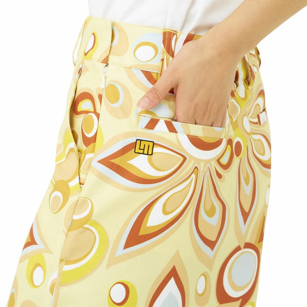【 SALE 】 LOUDMOUTH ( ラウドマウス ) レディース 柄インナー付きスカート | シャガデリック | イエロー | 黄色 | ゴルフ | ウェア | ゴルフウェア | スカート | 派手 | 可愛い | 762359 | らうどまうす