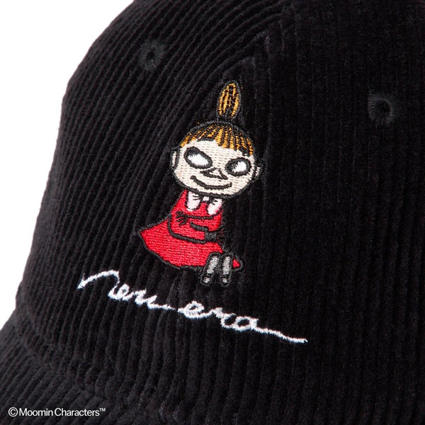 NEW ERA ( ニューエラ ) 9TWENTY Moomin ムーミン リトルミイ 15154849 コーデュロイ キャップ 帽子 ブラック レディース メンズ 8W Corduroy コラボ おしゃれ カジュアル 秋冬 ユニセックス