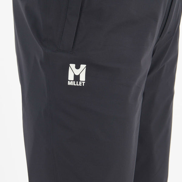 MILLET ( ミレー ) ティフォン ストレッチ トレックパンツ 登山 | パンツ | 防水 | 動きやすい | ストレート | スリム | ブラック | 黒色 | 15デニール | キャンプ | アウトドア | レジャー | 雨