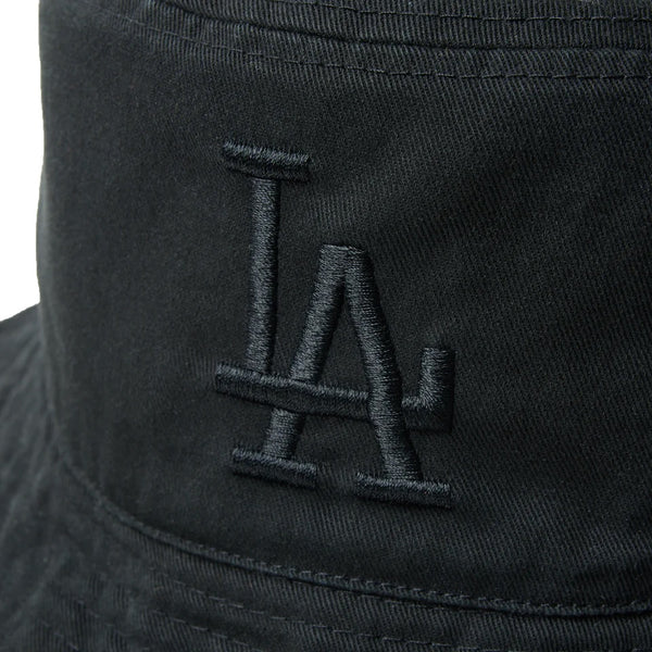 NEW ERA ( ニューエラ ) バケット01 リバーシブル MLB Bucket Hat ロサンゼルス・ドジャース ブラック/ペブル | 帽子 | ハット | バケットハット | バケハ | コットン | カジュアル | レジャー | アウトドア | キャンプ | 14744772 | にゅーえら