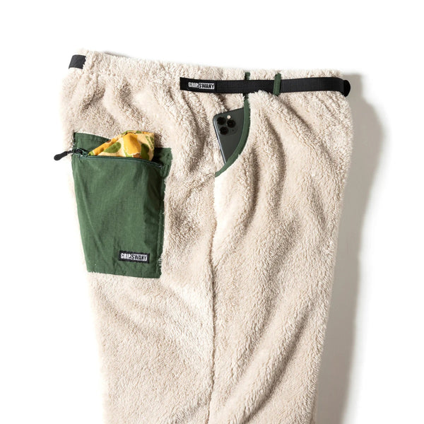 GRIP SWANY ( グリップスワニー ) 【 GSMCP-064 】 CORAL FLEECE PANTS | パンツ | ロングパンツ | フリース | 防寒 | 暖かい | 冬 | アウトドア | キャンプ | ふわふわ | サイズ調整 | ポリエステル100% | ぐりっぷすわにー
