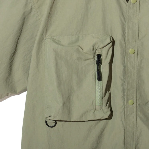 GRIP SWANY ( グリップスワニー ) 【 GSUSH-136 】 GS UTILITY BOX SHIRTS | 半袖 | シャツ | ウェア | 夏服 | アウトドア | キャンプ | 釣り | レジャー | 柔らかい | シンプル | 刺繍 | ぐりっぷすわにー