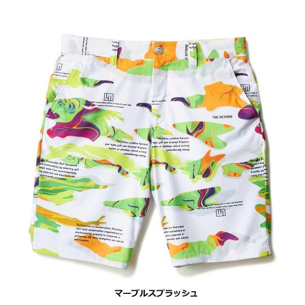 LOUDMOUTH ( ラウドマウス ) メンズ ECOベントメッシュ 柄ショートパンツ | ハーフパンツ | パンツ | ゴルフ | ウェア | ゴルフウェア | 派手 | 吸汗速乾 | UV | 接触冷感 | 遮熱 | ストレッチ | 765303