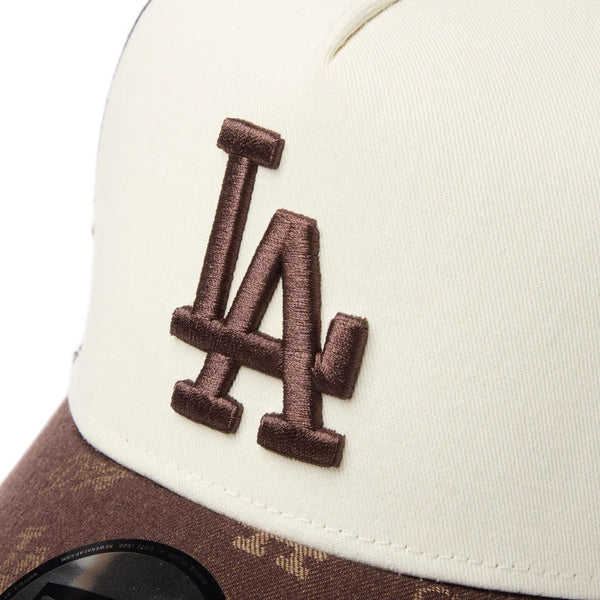 NEW ERA ( ニューエラ ) 9FORTY A-Frame トラッカー MLB Jacquard ロサンゼルス・ドジャース ブラウン | 帽子 | キャップ | サイズ調整 | ユニセックス | ジャカード | オシャレ | 日よけ | 14744915 | にゅーえら