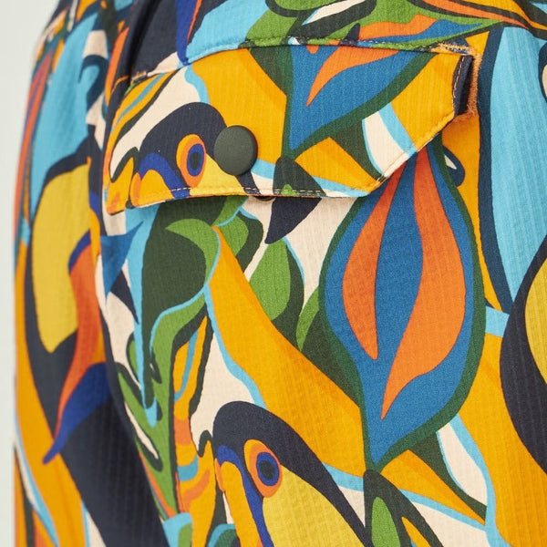 【 SALE 】 LOUDMOUTH ( ラウドマウス ) メンズ ショートパンツ | ストレッチサッカー素材 | トロピカルトゥーカンズ | UV | ストレッチ | 接触冷感 | ハーフパンツ | ゴルフ | ゴルフウェア | 動きやすい | 763306 | らうどまうす