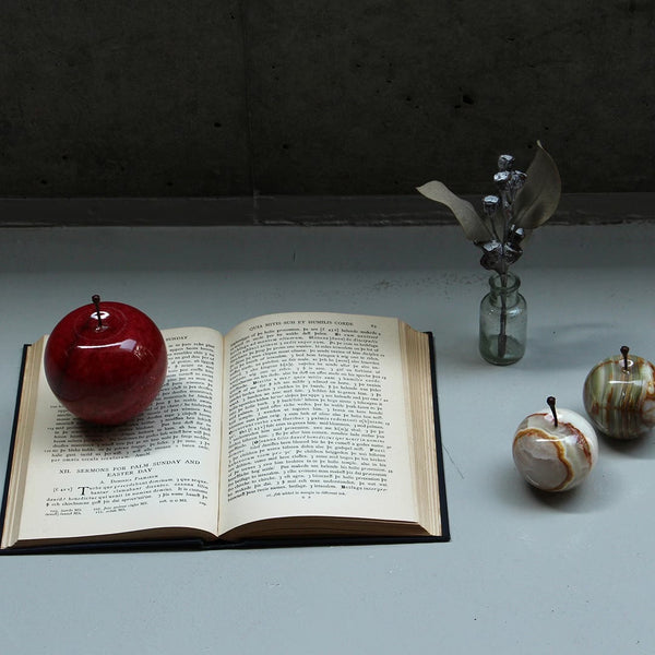 DETAIL ( ディテール ) Marble Apple Large マーブル アップル ラージ | リンゴ | オブジェ | 置物 | オシャレ | 大理石 | マーブルストーン | リビング | ペーパーウェイト | ディスプレイ | 3348 | でぃてーる