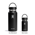Hydro Flask ( ハイドロフラスク ) 200ml Micro Hydro | ボトル | 真空断熱 | ステンレス | マイクロハイドロ | 小さめ | 水筒 | おしゃれ | マイボトル | ドリンクボトル | 保温 | 保冷 | 魔法瓶 | ギフト |  プレゼント | ミニボトル | ワントーン | ミニサイズ
