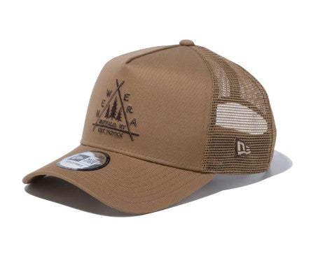 NEW ERA ( ニューエラ ) 9FORTY A-Frame トラッカー Triangle Woods Logo