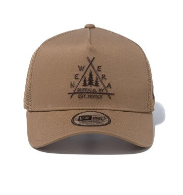 NEW ERA ( ニューエラ ) 9FORTY A-Frame トラッカー Triangle Woods Logo