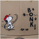 NEW ERA ( ニューエラ )  9FORTY PEANUTS ピーナッツ レーザーパフォーテッド ブリティッシュカーキ  14124315