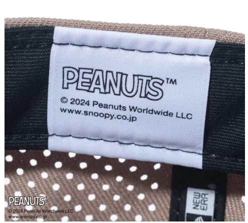 NEW ERA ( ニューエラ )  9FORTY PEANUTS ピーナッツ レーザーパフォーテッド ブリティッシュカーキ  14124315