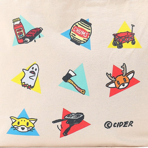 CHUMS ( チャムス ) かせきさいだぁ キャンバスショルダー | ショルダーバッグ | バッグ | キャンバス | コラボ | 定番 | 2way | トートバッグ | A4サイズ | 調節可能 | コットン | CH60-4032 | ちゃむす