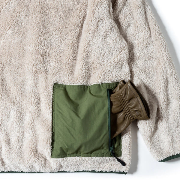 GRIP SWANY ( グリップスワニー ) 【 GSMCT-078 】 CORAL FLEECE JACKET | フリース | ジャケット | 上着 | 冬 | アウター | ポケット | アウトドア | お出かけ | 暖かい | 防寒 | ふわふわ | ぐりっぷすわにー