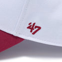 '47 ( フォーティーセブン ) '47 エムブイピー ボストン・レッドソックス STADIUM ADDRESS ベースランナー ホワイト カーディナルバイザー | 帽子 | キャップ | 日よけ | ワンポイント | 刺繍 | 14920311 | ふぉーてぃーせぶん