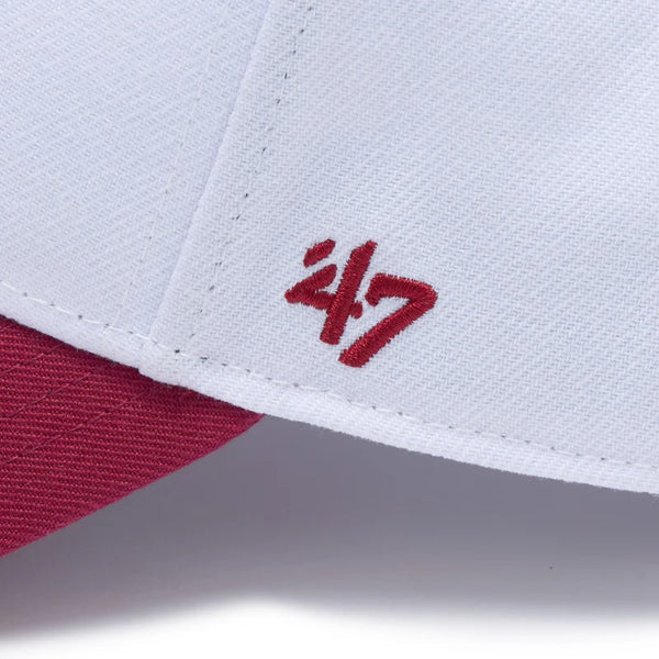 '47 ( フォーティーセブン ) '47 エムブイピー ボストン・レッドソックス STADIUM ADDRESS ベースランナー ホワイト カーディナルバイザー | 帽子 | キャップ | 日よけ | ワンポイント | 刺繍 | 14920311 | ふぉーてぃーせぶん