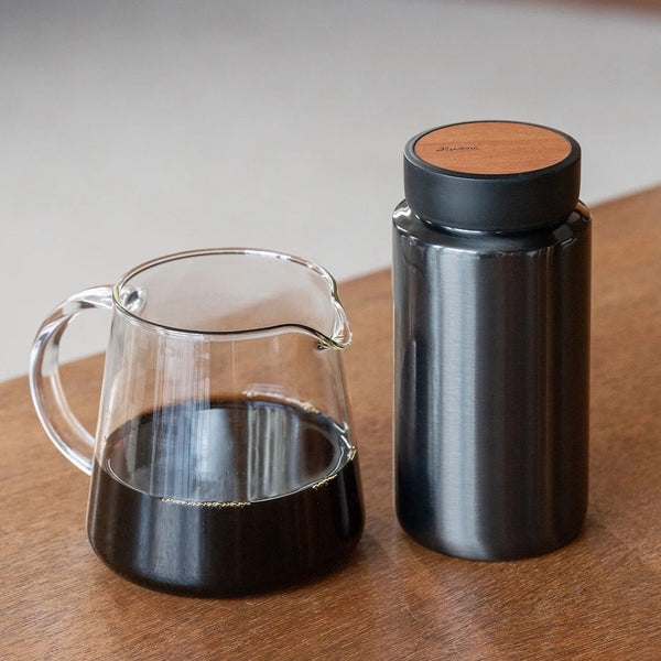 RIVERS ( リバーズ ) ドリンクボトル モク コーヒー 350 ドリンクボトル ステンレス マイボトル 水筒 保温 保冷 コーヒー タンブラー おしゃれ コンパクト アウトドア キャンプ オフィス 通勤 通学 ステンレスボトル BT035