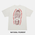 GRAMICCI ( グラミチ ) FOOTPRINTS TEE PIGMENT DYED フットプリントTシャツピグメントダイ | シャツ | Tシャツ | アパレル | 半袖 | 半袖Tシャツ | G6SU-T119 | カジュアル | バックプリント | ぐらみち