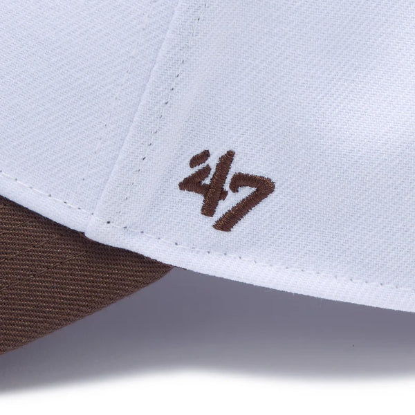 '47 ( フォーティーセブン ) '47 エムブイピー サンディエゴ・パドレス STADIUM ADDRESS ベースランナー ホワイト ブラウンバイザー | 帽子 | キャップ | 日よけ | シンプル | オシャレ | アウトドア | キャンプ | レジャー | 14920306