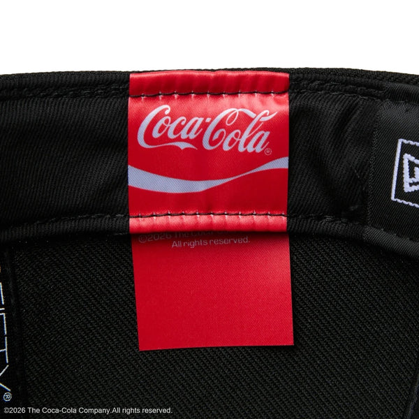 NEW ERA ( ニューエラ ) 59FIFTY Coca-Cola コカ･コーラ ブラック キャップ 帽子 59FIFTY フィッテッドキャップ メンズ レディース コカコーラ ロゴ 刺繍 カジュアル ストリート 15154864